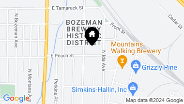 Map of 611 E Peach Street 306, Bozeman MT, 59715