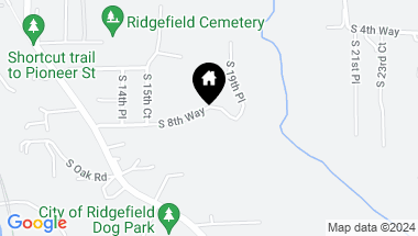 Map of 1711 S 8TH WAY, Ridgefield WA, 98642