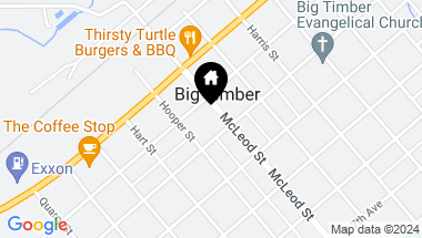 Map of 216 Mcleod Street, Big Timber MT, 59011