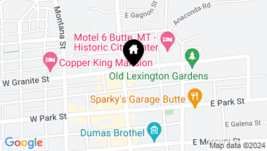 Map of 130 N Main, Butte MT, 59701