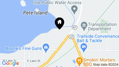Map of 910 E Evergreen Street, Isle MN, 56342