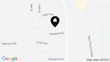 Map of 1605 Vineyard Drive, Lewiston ID, 83501