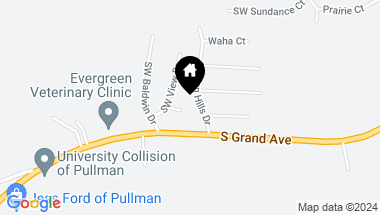 Map of 660 SW Cayuse St., Pullman WA, 99163
