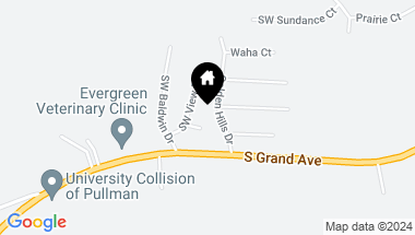 Map of 590 SW Wallowa, Pullman WA, 99163