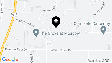 Map of 425 Southview, Moscow ID, 83843