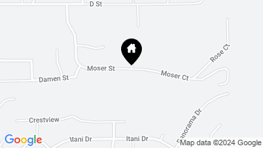 Map of 2459 Moser St, Moscow ID, 83843