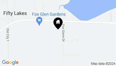 Map of 40481 Fox Glenn Drive, Fifty Lakes MN, 56448