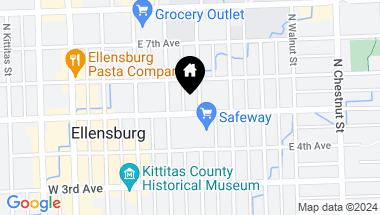 Map of 307 E 5th Street, Ellensburg WA, 98926