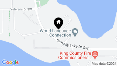 Map of 12617 Gravelly Lake Drive SW, Lakewood WA, 98499