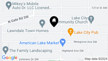 Map of 9227 Kenwood Drive SW, Lakewood WA, 98498