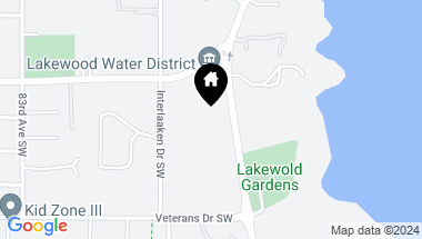 Map of 12108 Gravelly Lake Drive SW, Lakewood WA, 98499
