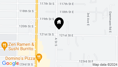 Map of 12025 A Street S, Tacoma WA, 98445