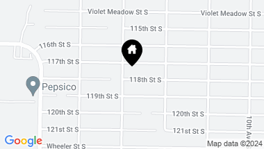 Map of 1515 118th Street S, Tacoma WA, 98444