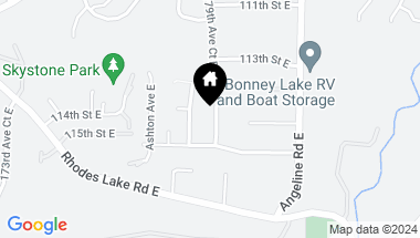 Map of 11416 179th Avenue Ct E, Bonney Lake WA, 98391