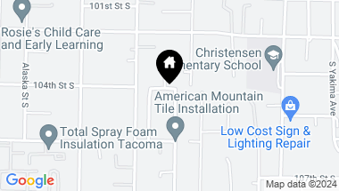 Map of 10404 12th Avenue Ct S, Tacoma WA, 98444