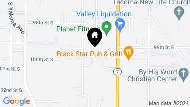 Map of 331 100th Street S, Tacoma WA, 98444