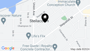 Map of 408 Frederick Street, Steilacoom WA, 98388