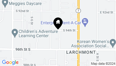 Map of 9404 S D Street, Tacoma WA, 98444