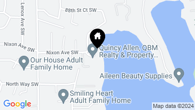 Map of 9105 Gramercy Place SW, Lakewood WA, 98498