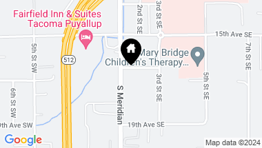 Map of 1617 S Meridian , -7517, Puyallup WA, 98371
