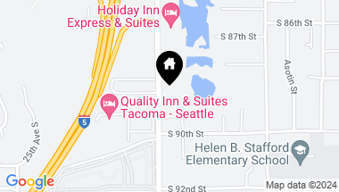 Map of 8801 S Hosmer Street, Tacoma WA, 98444