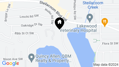 Map of 8816 Lake Steilacoom Point Road SW, Lakewood WA, 98498