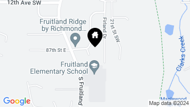 Map of 2410 Fruitland Ridge Drive, Puyallup WA, 98371