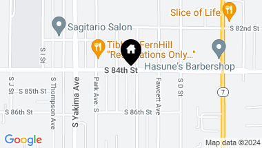 Map of 8402 Tacoma Avenue S, Tacoma WA, 98444