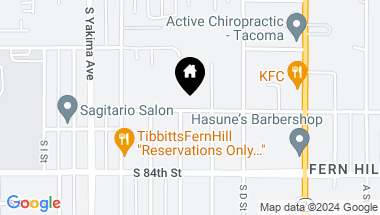 Map of 515 S 82nd Street, Tacoma WA, 98408