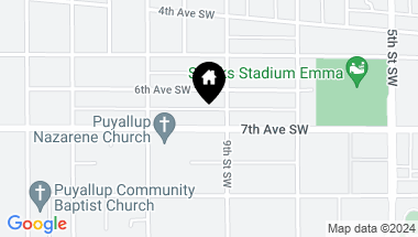 Map of 915 7th Avenue SW, Puyallup WA, 98371