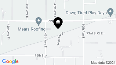 Map of 7310 48th Avenue E, Tacoma WA, 98443