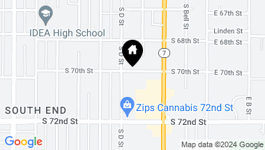 Map of 234 S 70th Street, Tacoma WA, 98408