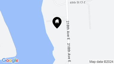 Map of 5118 218th Avenue E, Lake Tapps WA, 98391