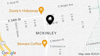 Map of 3507 Mckinley Avenue, Tacoma WA, 98404