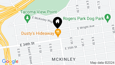 Map of 3302 McKinley Avenue, Tacoma WA, 98404