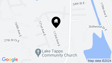 Map of 2719 173rd Avenue E, Lake Tapps WA, 98391