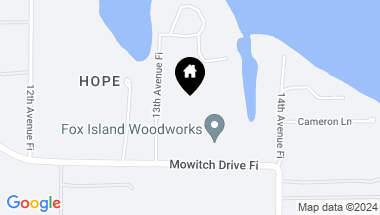Map of 1155 13th Avenue, Fox Island WA, 98333