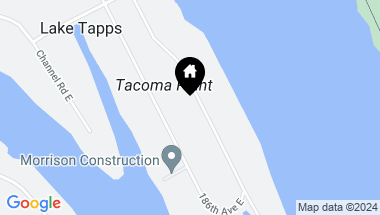 Map of 2006 Tacoma Point Drive E, Lake Tapps WA, 98391