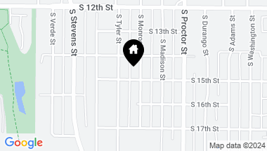 Map of 1424 1424 B S Monroe Street, Tacoma WA, 98405