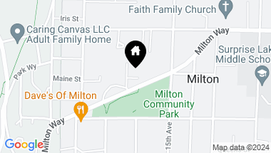 Map of 1208 13th Avenue, Milton WA, 98354