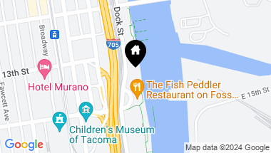 Map of 1179 Dock Street, Tacoma WA, 98402