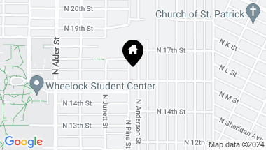 Map of 1506 N Anderson Street, Tacoma WA, 98406