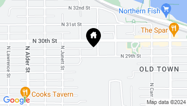 Map of 2701 N 29th Street, Tacoma WA, 98407