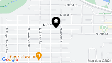 Map of 3011 N 29th Street, Tacoma WA, 98407