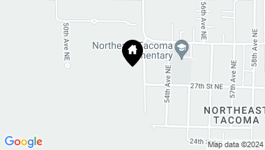 Map of 2708 53rd Avenue NE, -2931, Tacoma WA, 98422