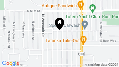 Map of 4942 N Defiance Street, Tacoma WA, 98407