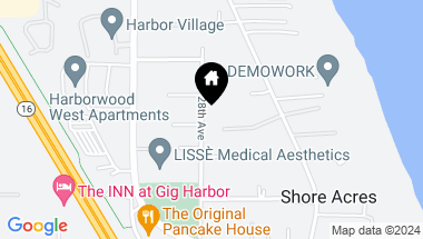 Map of 2717 60th Street NW, Gig Harbor WA, 98335