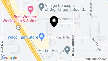 Map of 6581 Hunt Highlands Loop #9, Gig Harbor WA, 98335