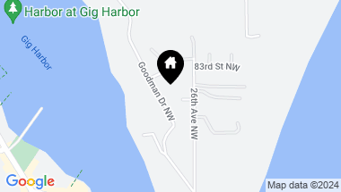 Map of 2615 81st Street Ct NW, Gig Harbor WA, 98332