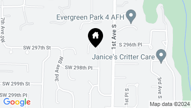 Map of 29625 2nd Avenue SW, -3505, Federal Way WA, 98023
